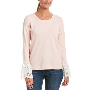 FEVER Eyelet Cuff Top